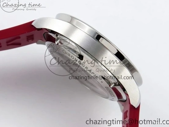 MIROTIME 0311 Reliable Portuguese Chrono IW3716 Z+F 1:1 Best Edition Red Dial on Red Rubber Strap A 7015